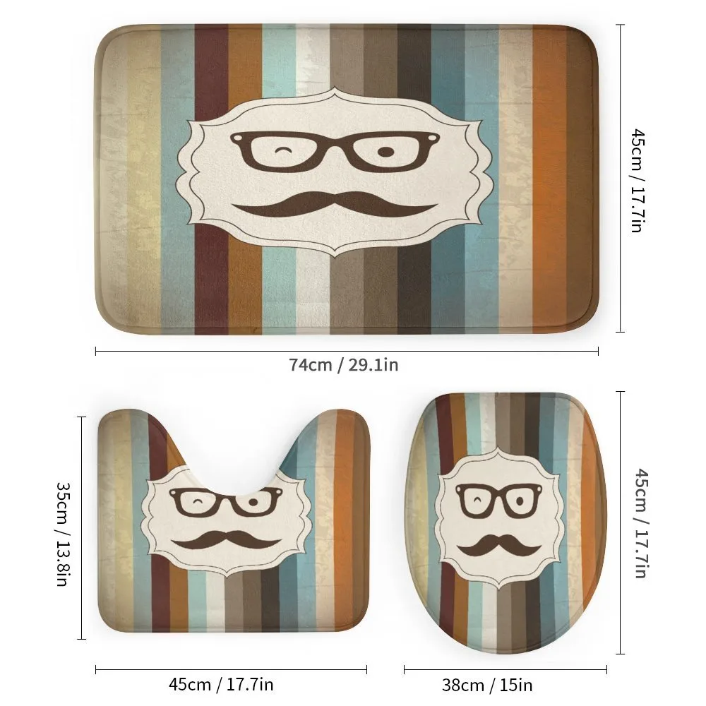 Man Moustache Glasses — Detail 1