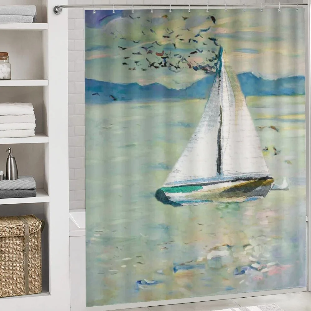 Monet Sailing Boat — Detail 4