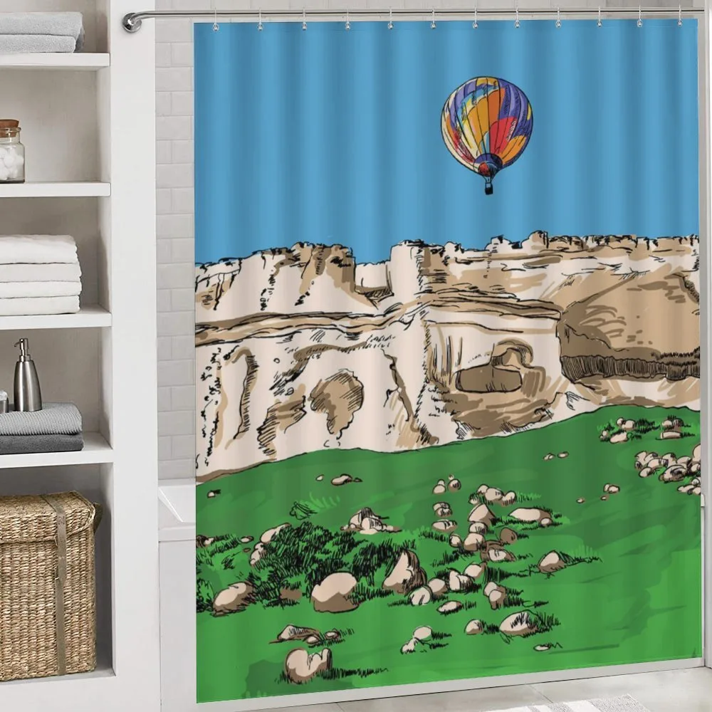 Mountains and Air Balloon — Detail 4
