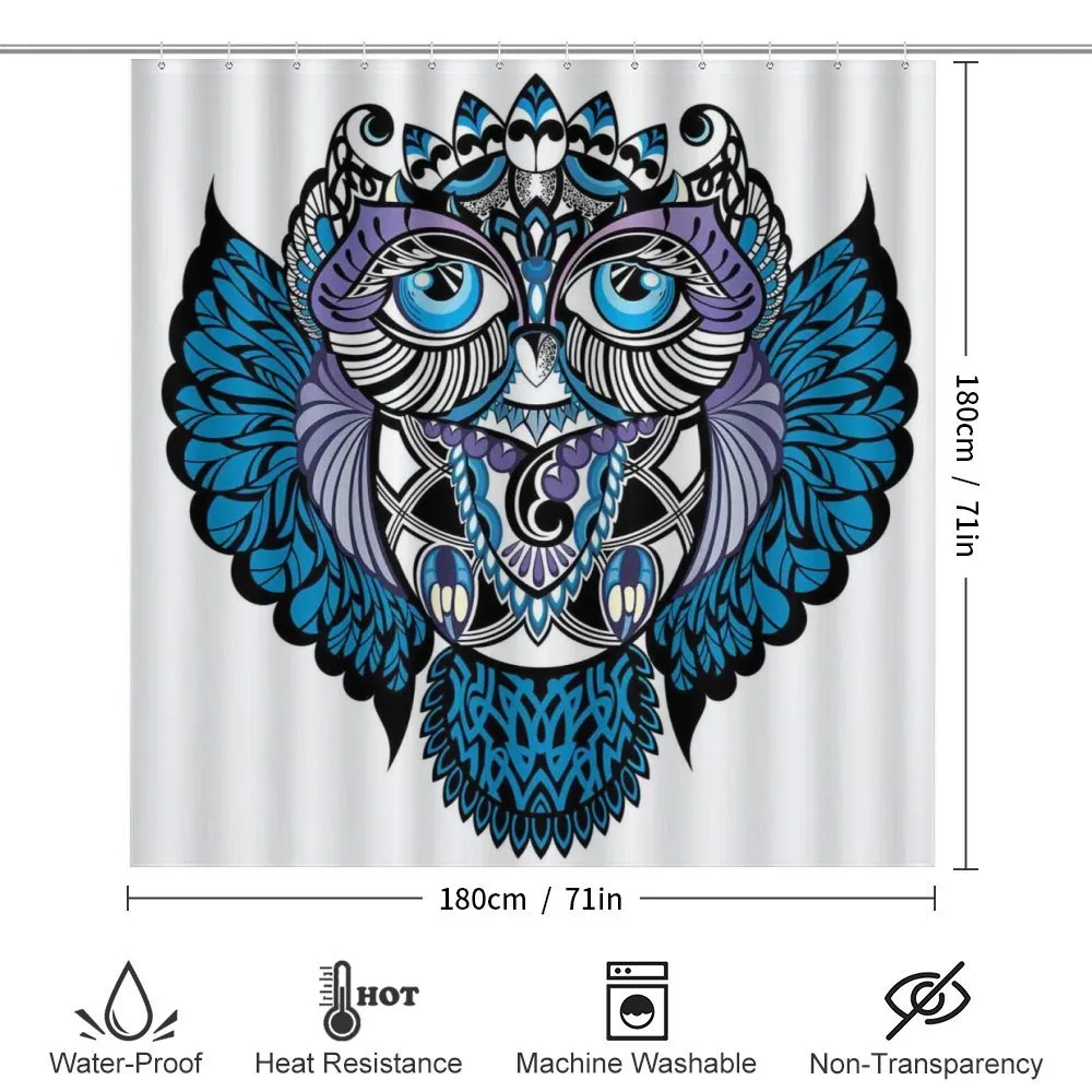 Owl Bird Animal Tattoo — Detail 2