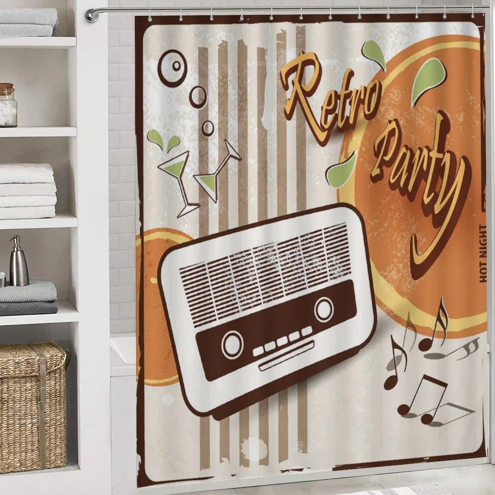 Party Art with Old Radio — Detail 4