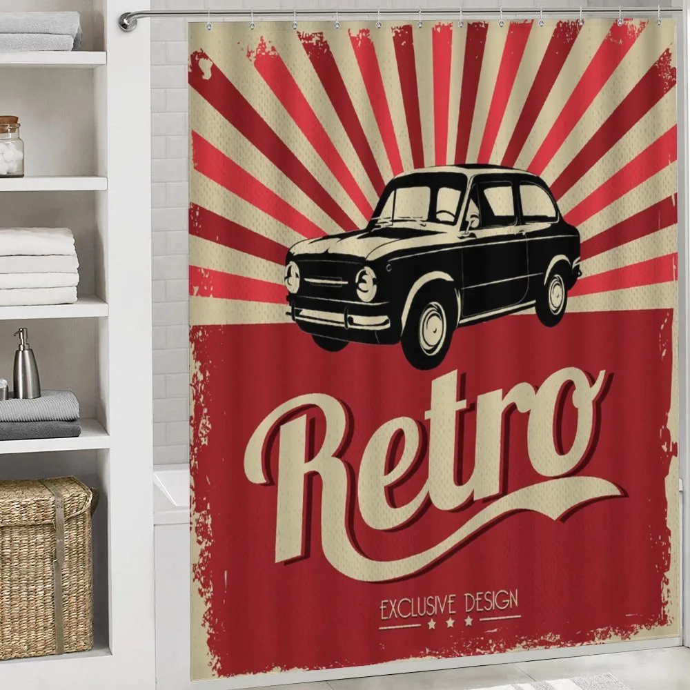Retro Poster Style Vehicle — Detail 4