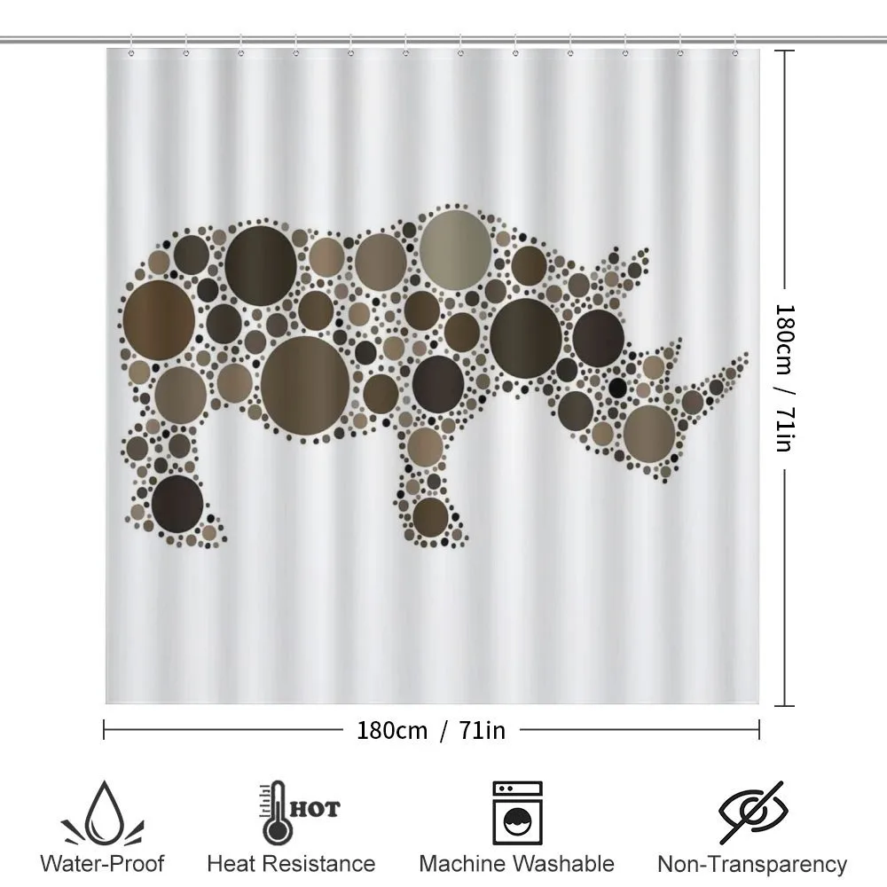 Rhino Dots Silhouette — Detail 2