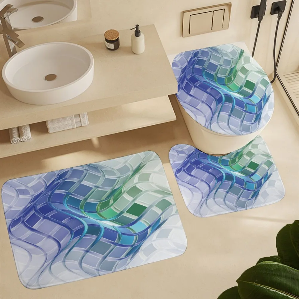 Abstract Wavy Squares — Detail 5