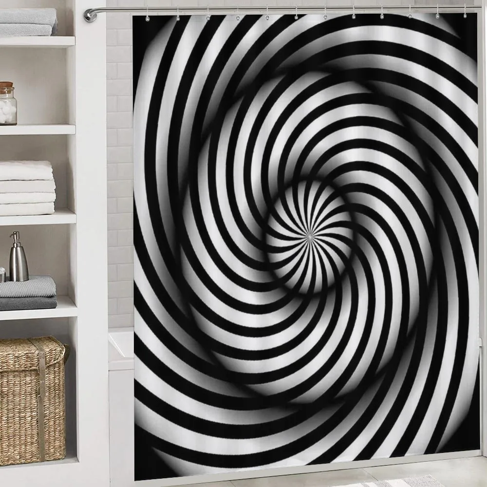 Black and White Swirl — Detail 4