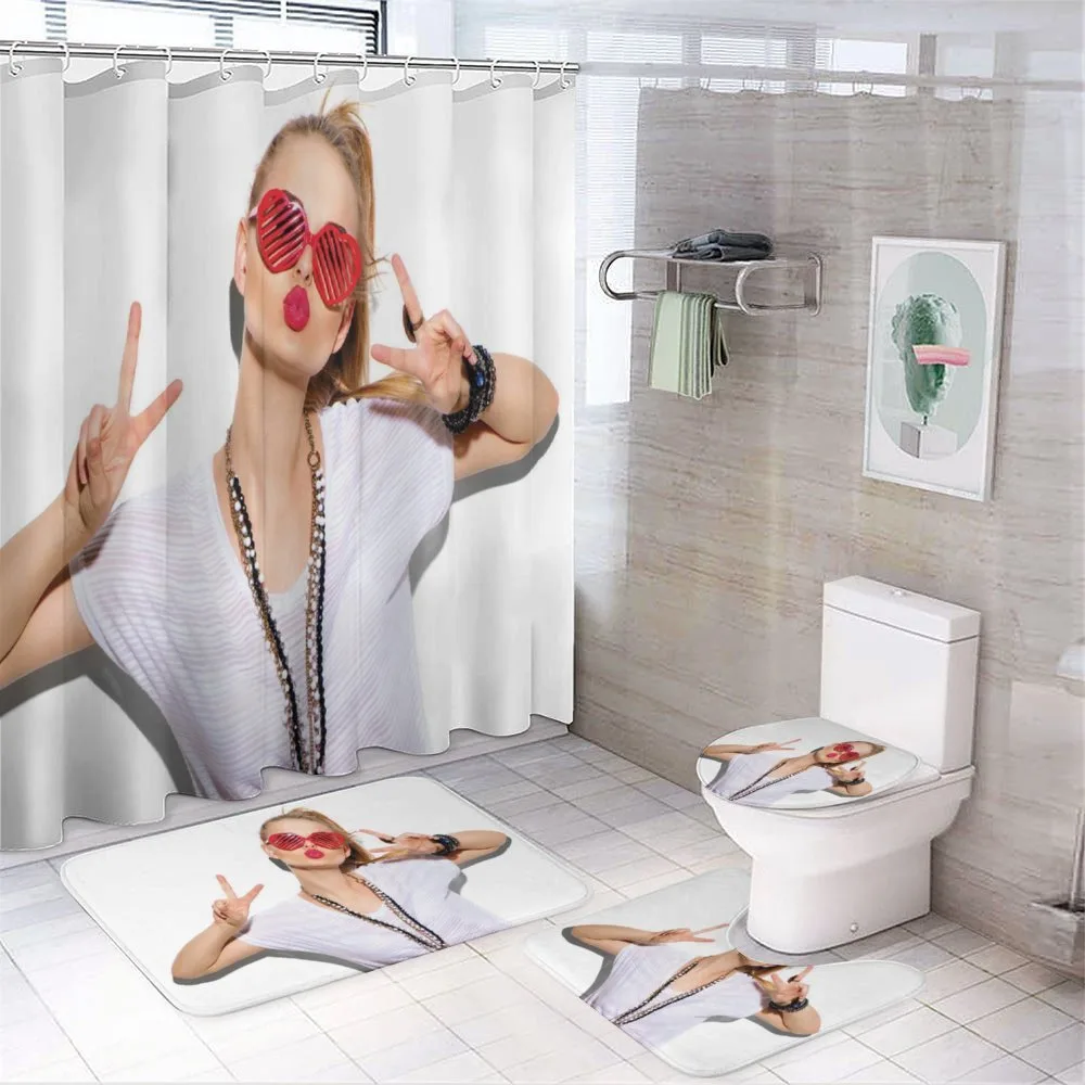 Blond Festival Girl Posing — Your design