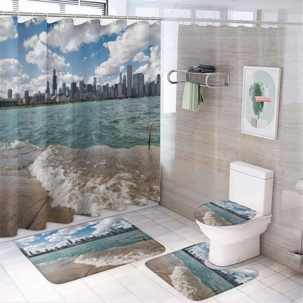 Chicago Skyline and Lake — Your design