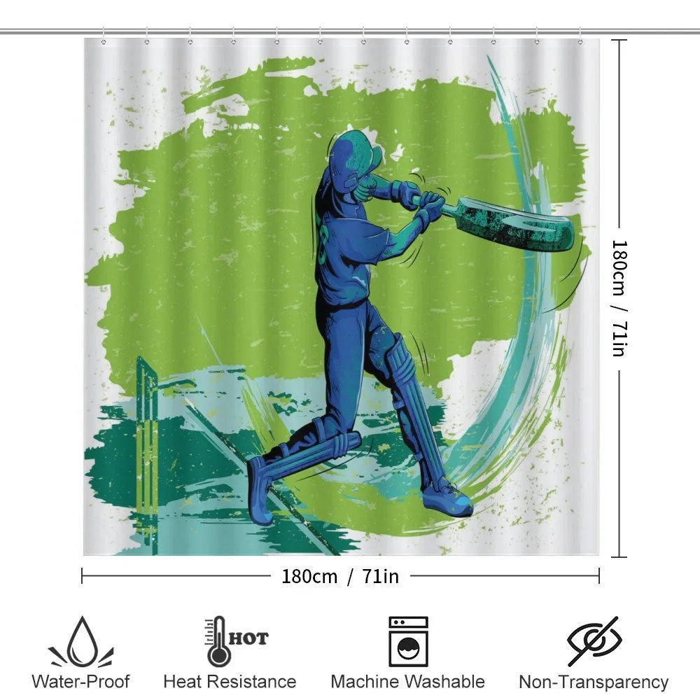 Cricket Player Pitching — Detail 2
