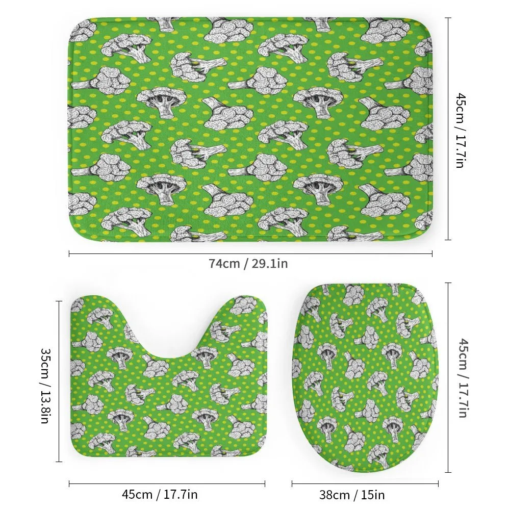 Digital Drawings of Broccoli — Detail 1