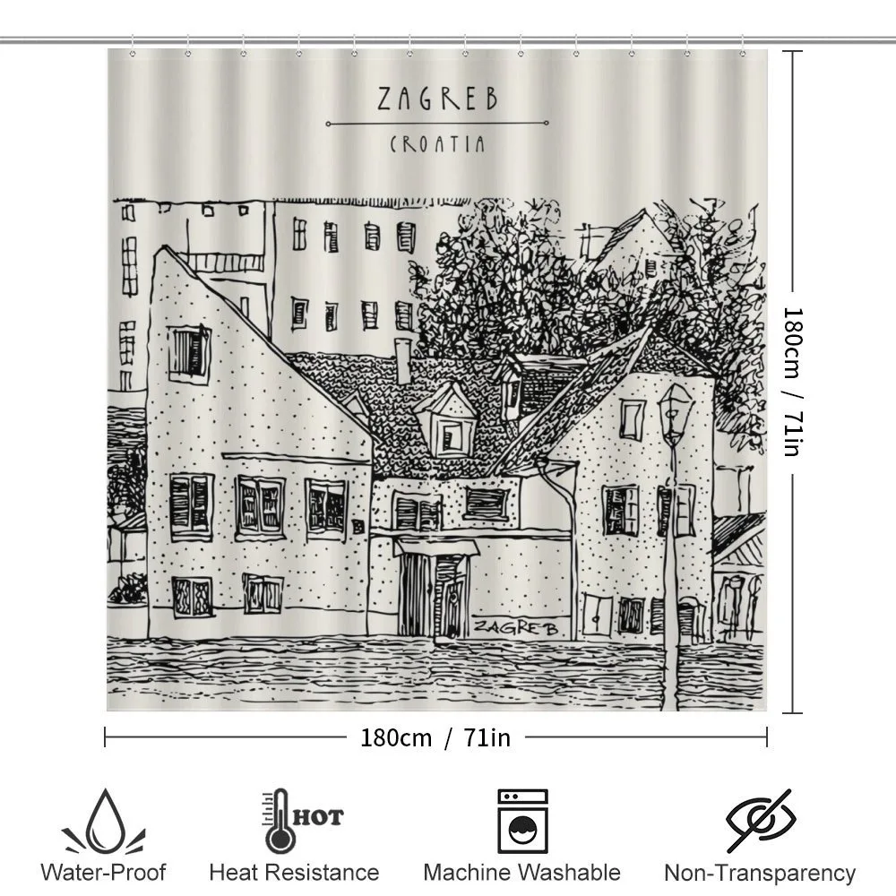 European City Zagreb Sketch — Detail 2