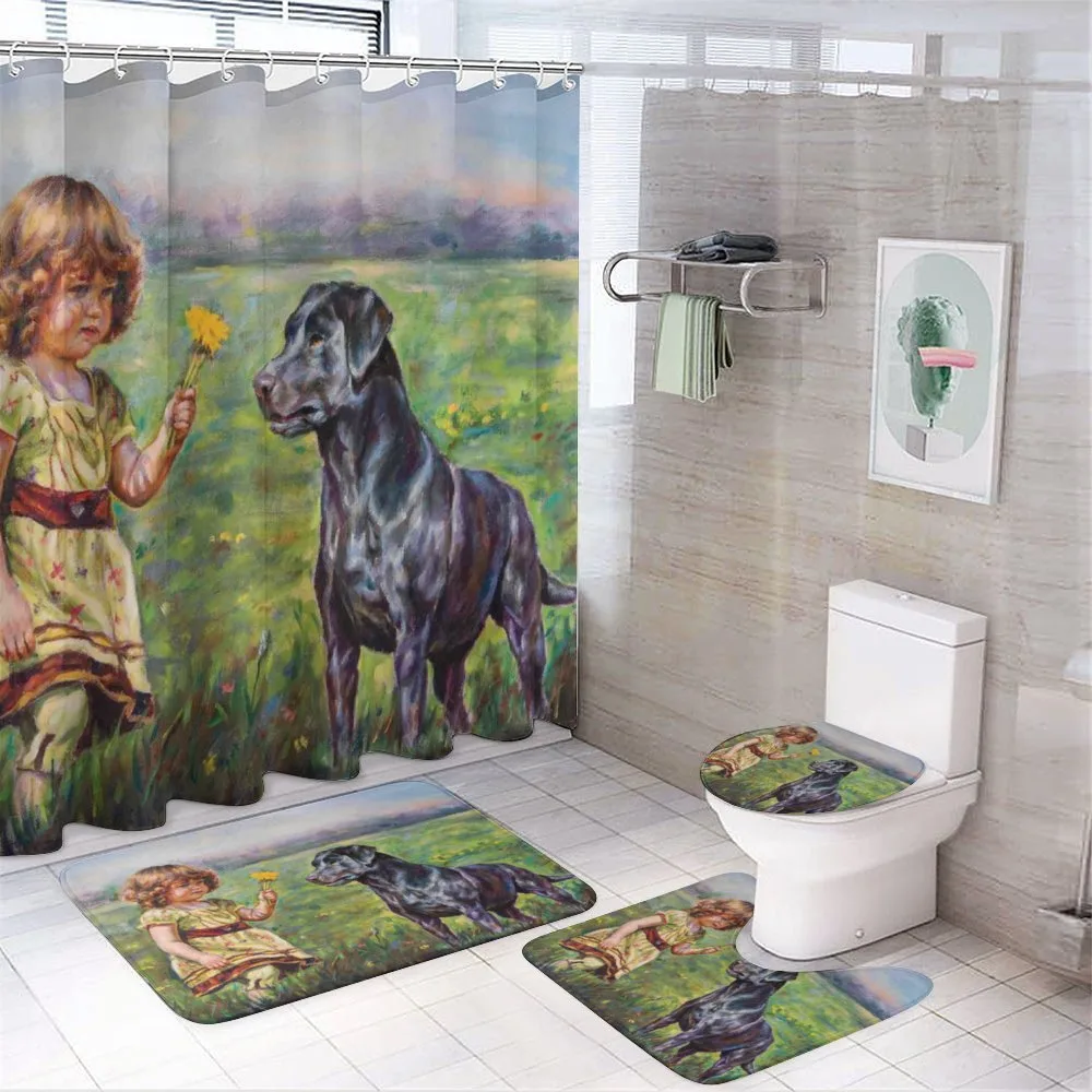 Flower Dog with a Girl — Your design