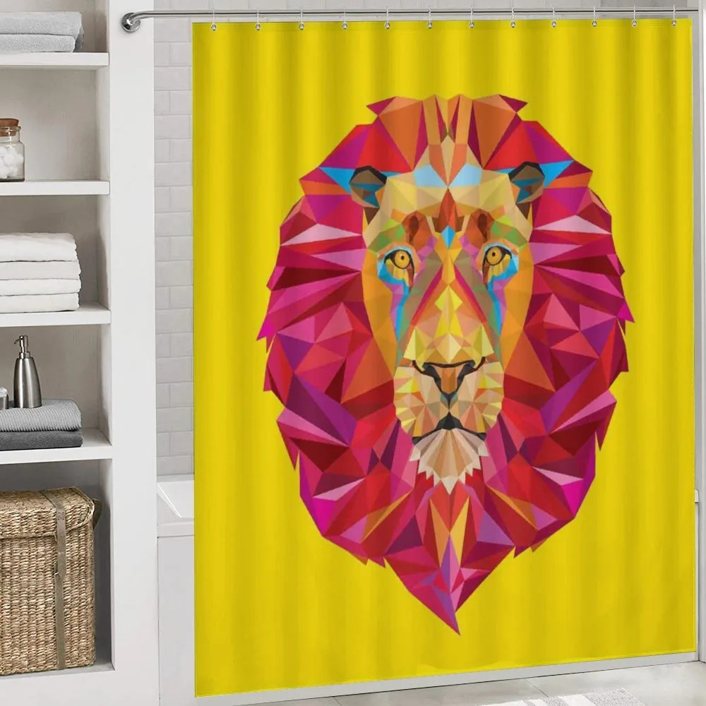Geometric Lion Face — Detail 4