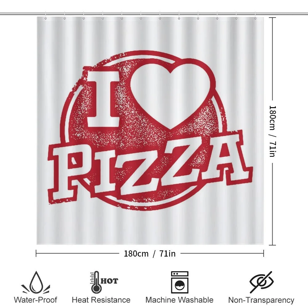 Grunge Love Pizza Lettering — Detail 2