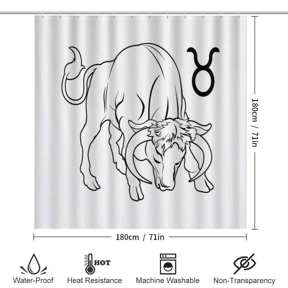 Hand Drawn Bull — Detail 2