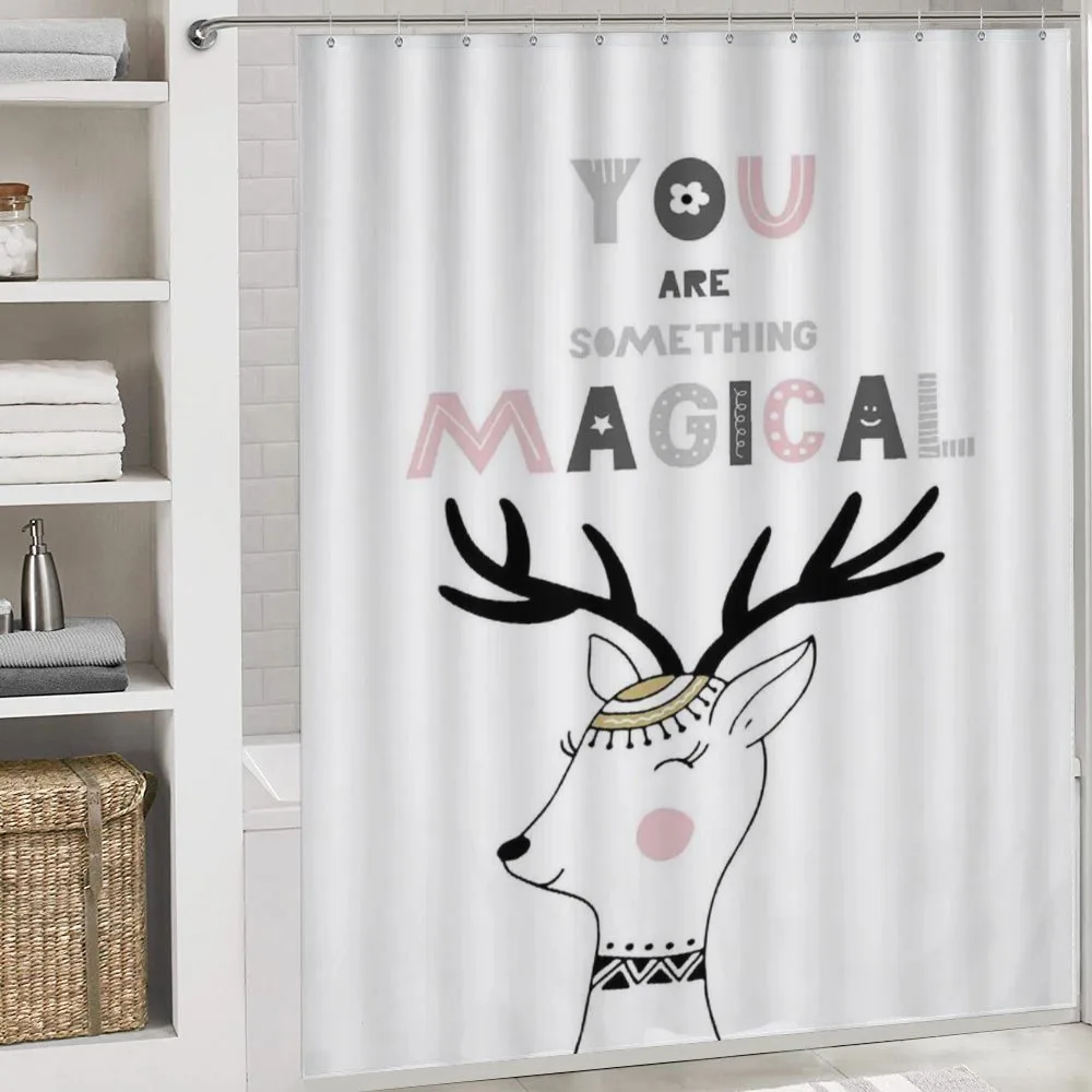 Slogan with Deer Design — Detail 4
