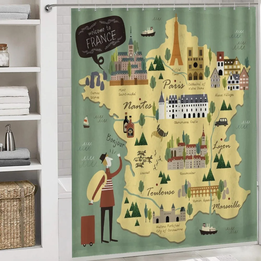 Travel Landmarks Map Doodle — Detail 4