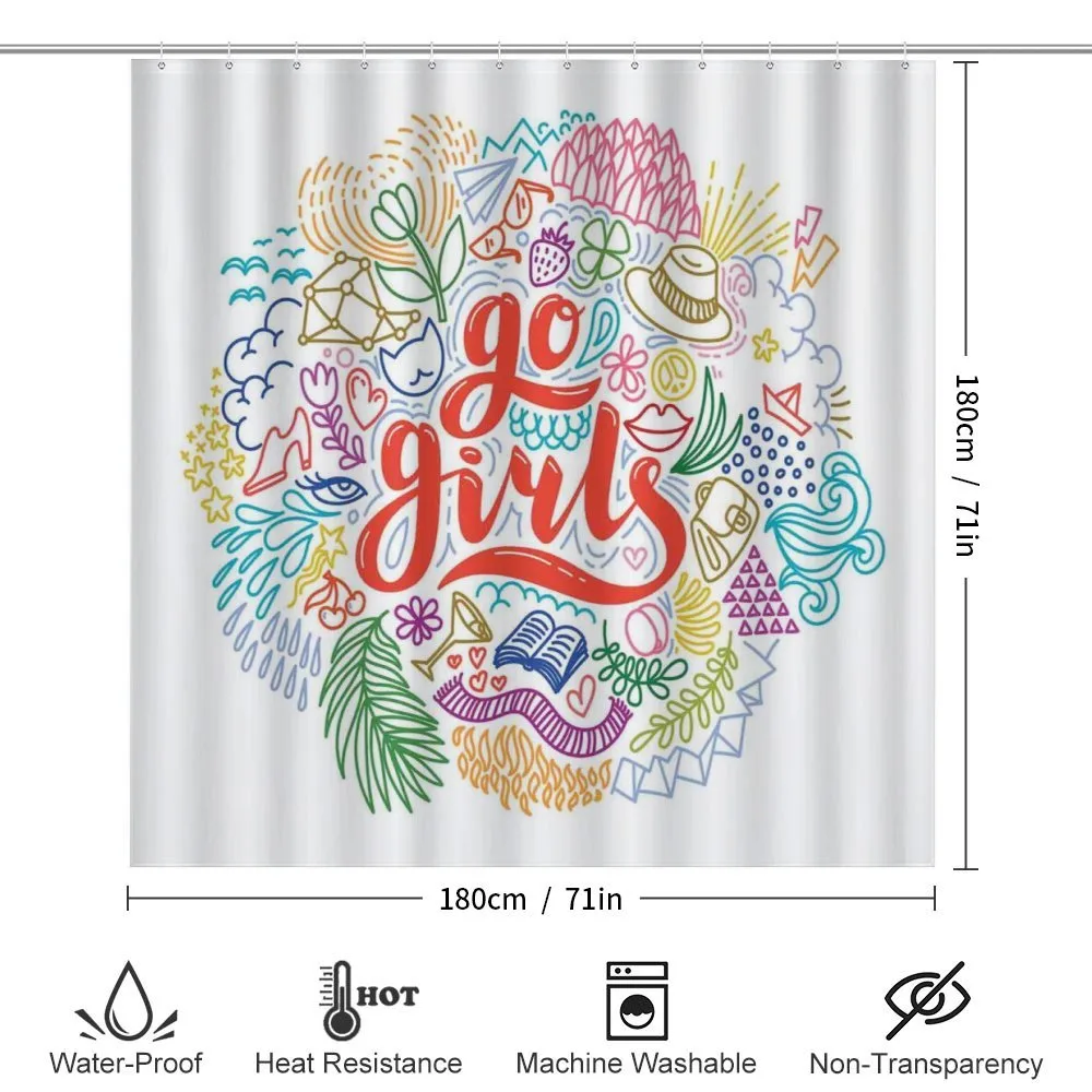 Go Girls Lettering Art — Detail 2