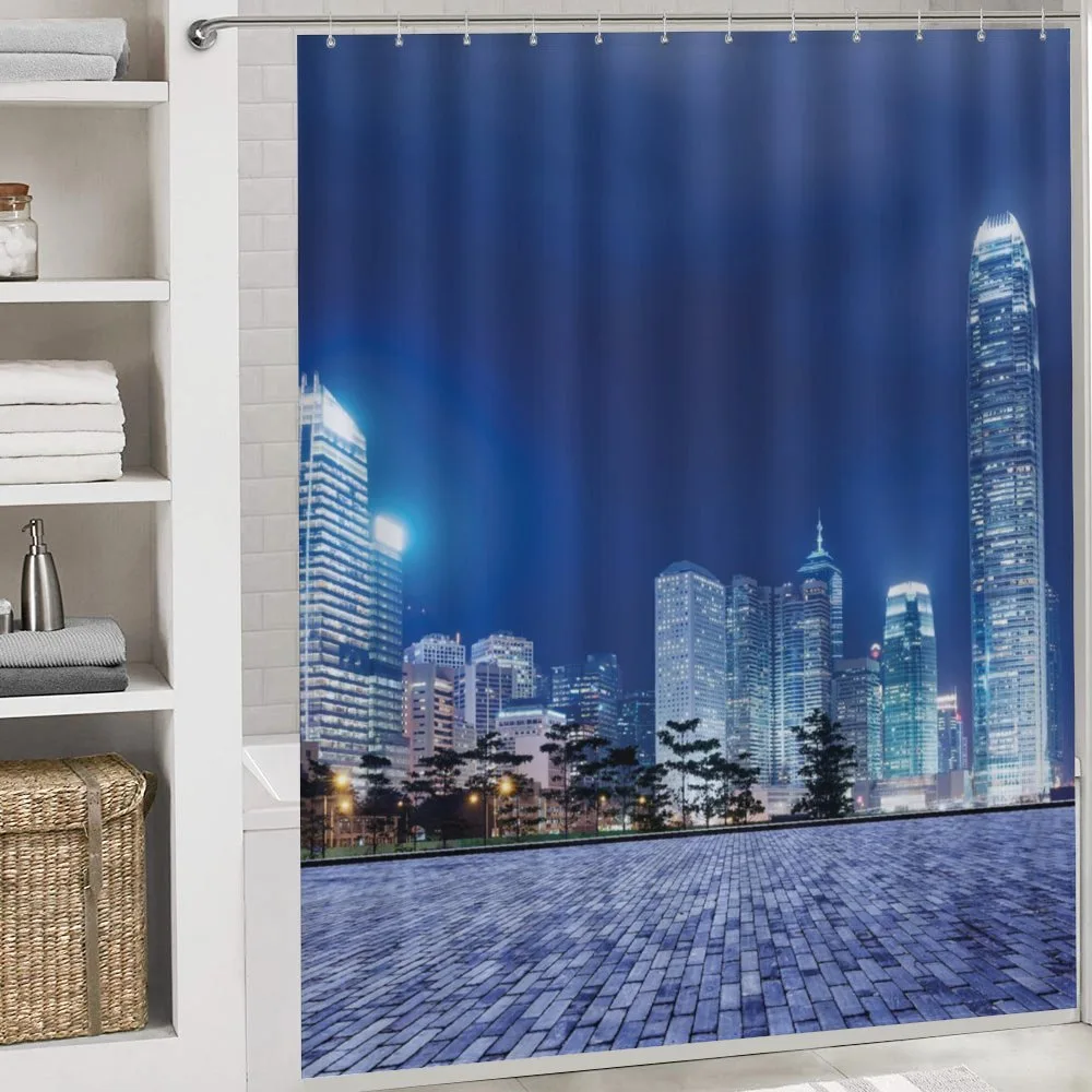 Hong Kong Skyline Night — Detail 4