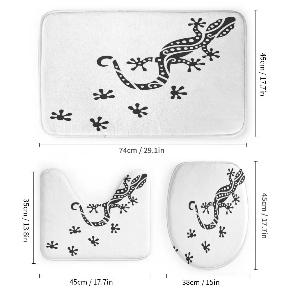 Lizard and Footprints — Detail 1