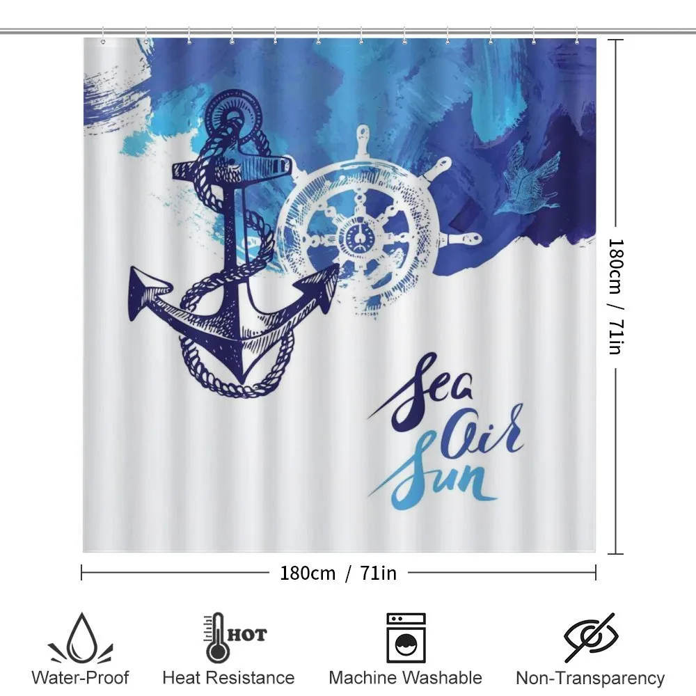 Nautical Wheel Ocean — Detail 2
