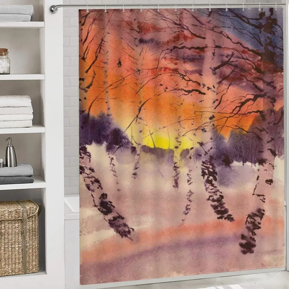 Sundown in Birch Jungle — Detail 4