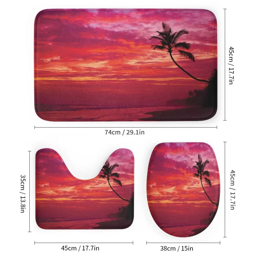 Tropical Island Beach Palms — Detail 1