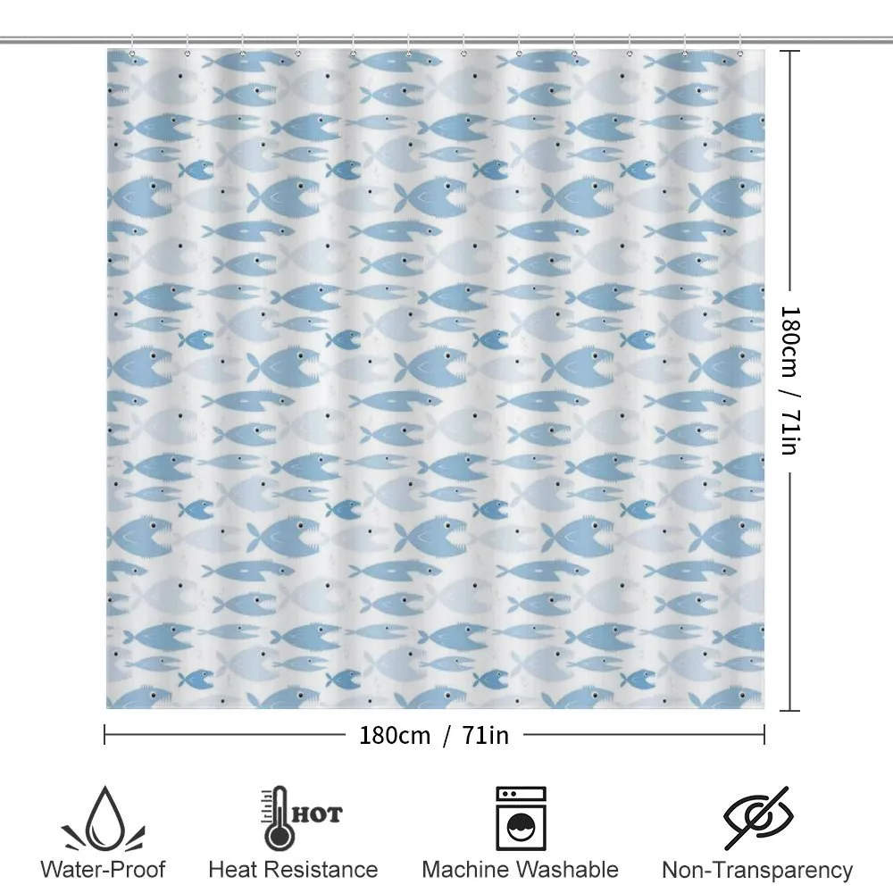 Tropical Piranha Pattern — Detail 2