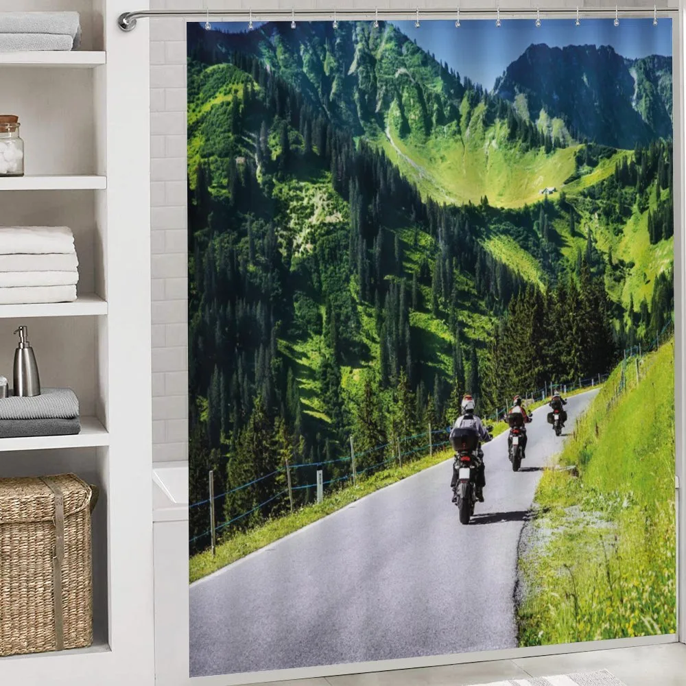 Bike Riders on Mountain — Detail 4