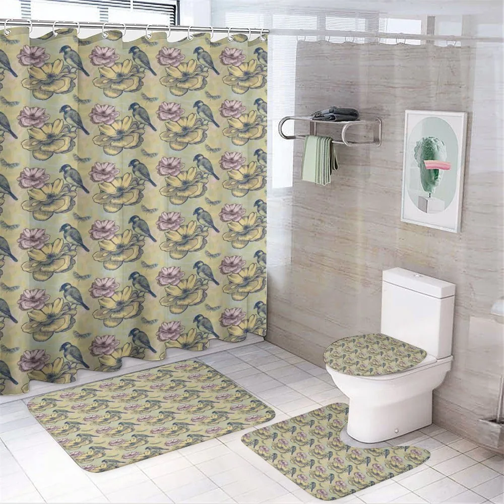 Bird Butterfly Flowers — Your design