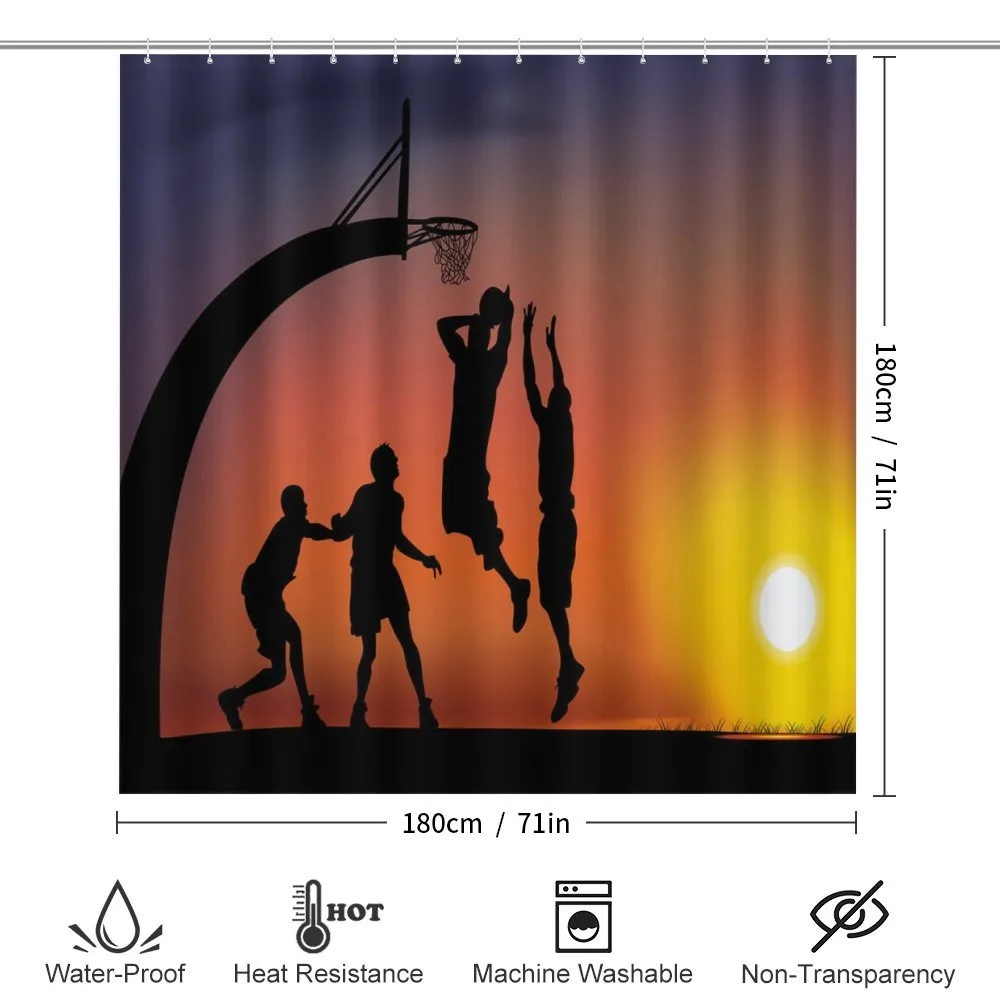 Boys Play Basketball — Detail 2