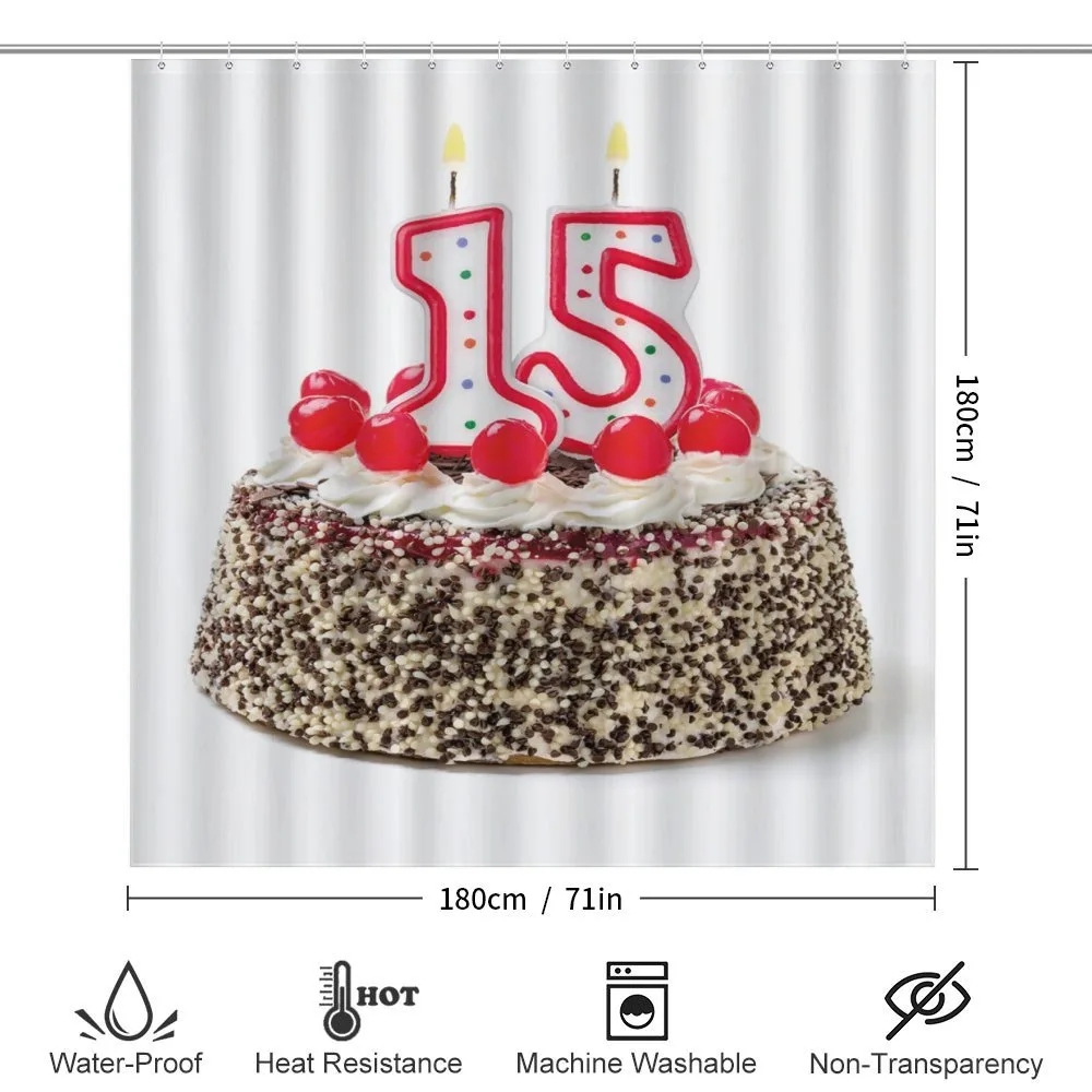 Cherry Cake Candles — Detail 2