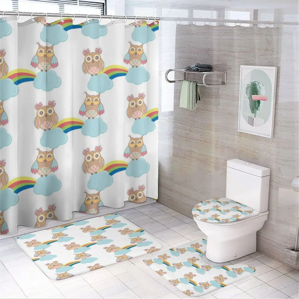 Clouds Rainbows Birds Fly — Your design