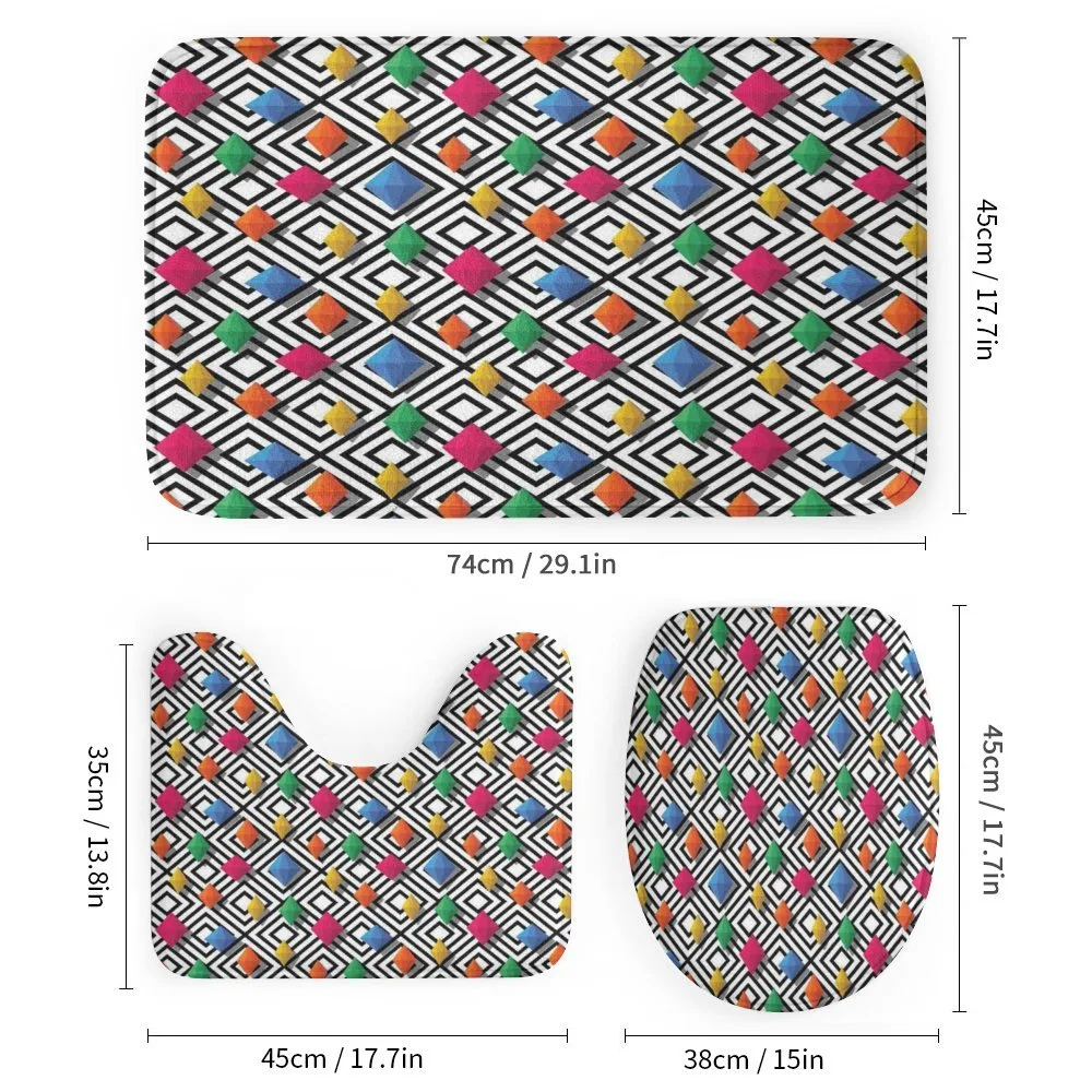 Colorful 3D Shapes — Detail 1