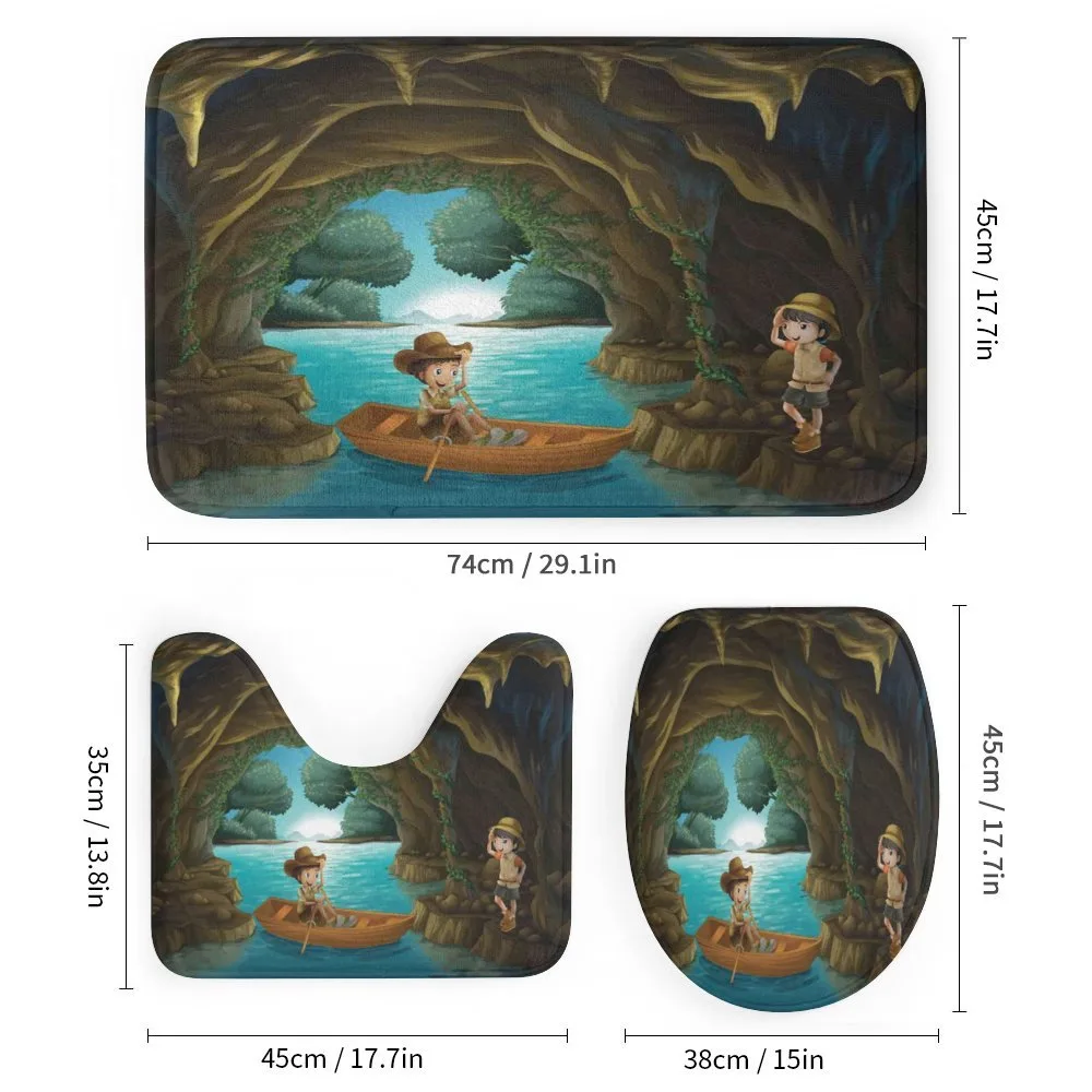 Girl and Boy in a Cave — Detail 1