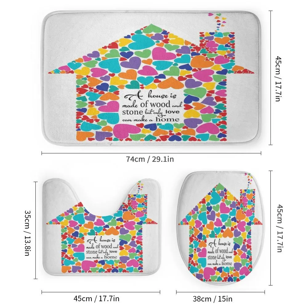 House with Hearts Home Love — Detail 1