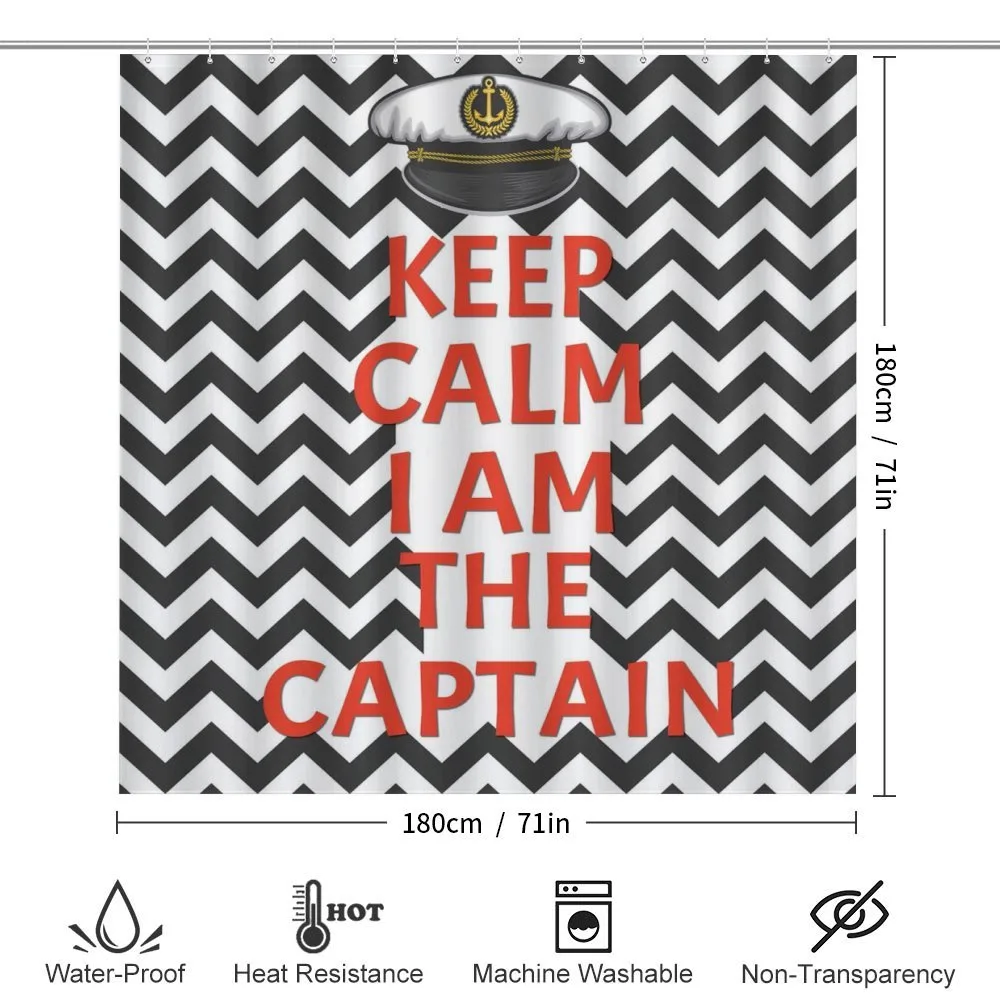 Keep Calm I am Captain — Detail 2