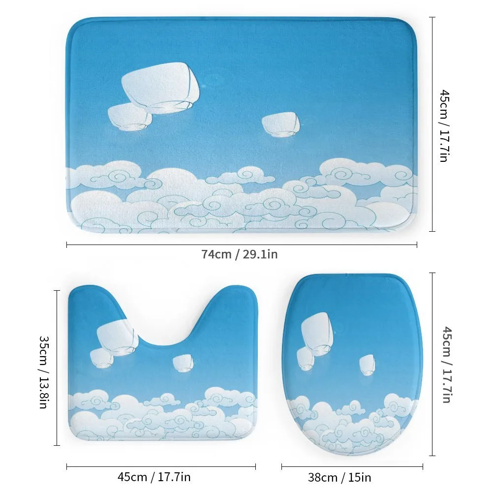 Lantern Floating Away in Sky — Detail 1