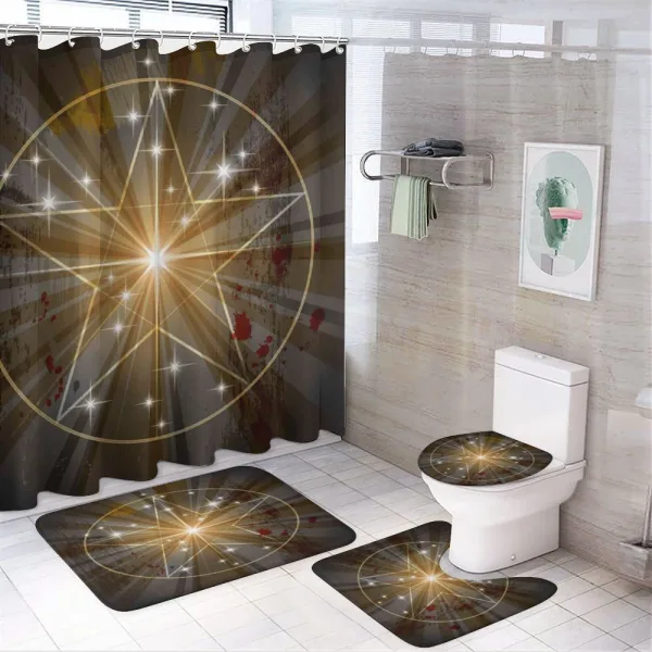 Medieval Beam on a shower curtain