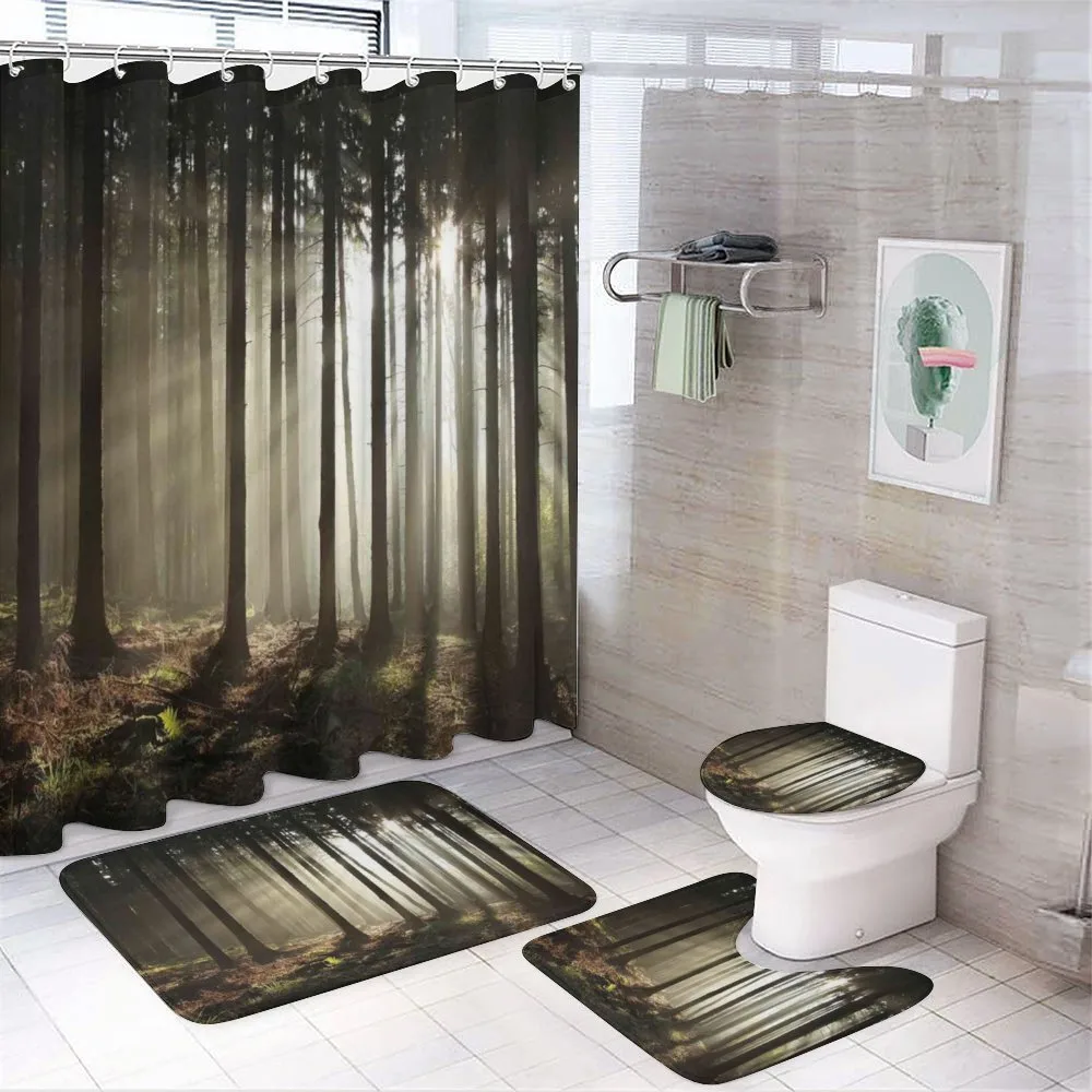 Morning Forest Scenery — Your design