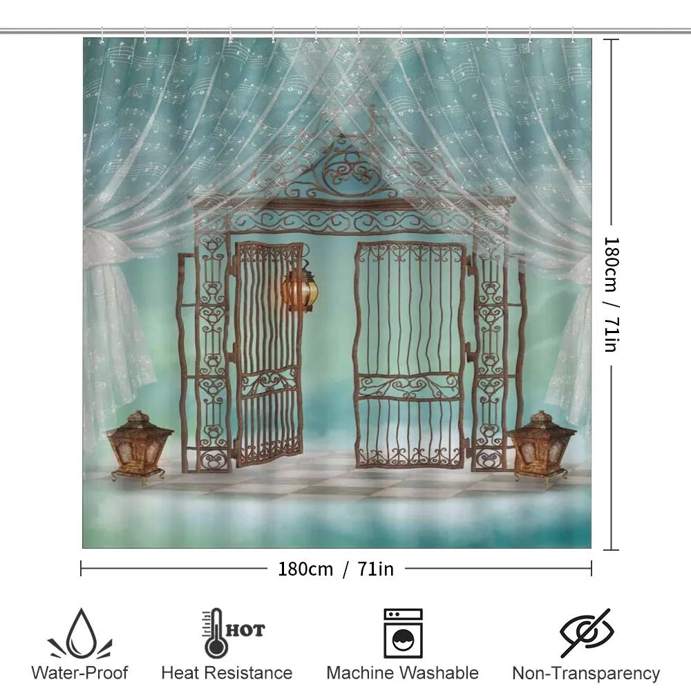 Old Gate and Curtain — Detail 2