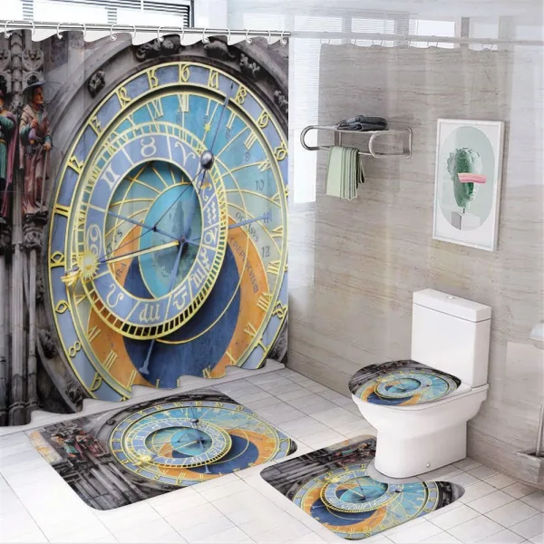 Old Town Medieval on a shower curtain