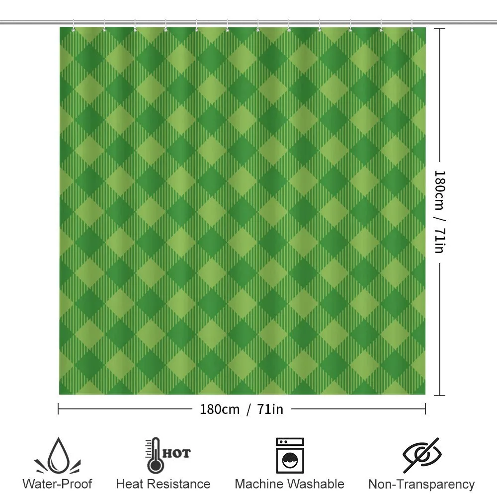 Retro Green Checkered — Detail 2