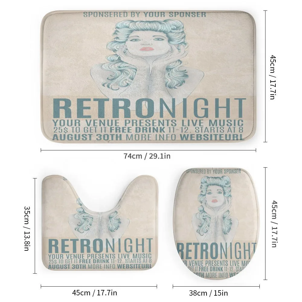 Retro Night Party Woman — Detail 1