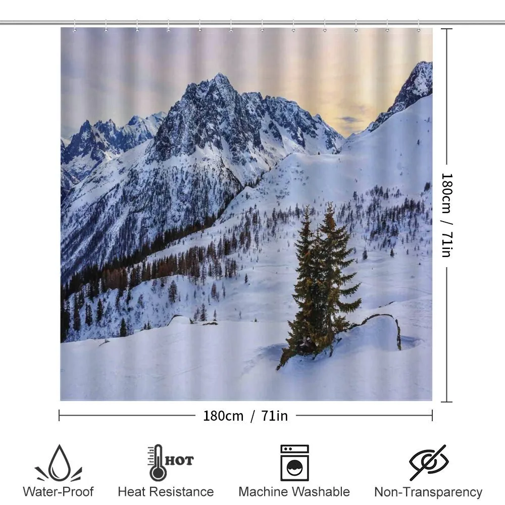 Snowy Mountain Winter — Detail 2