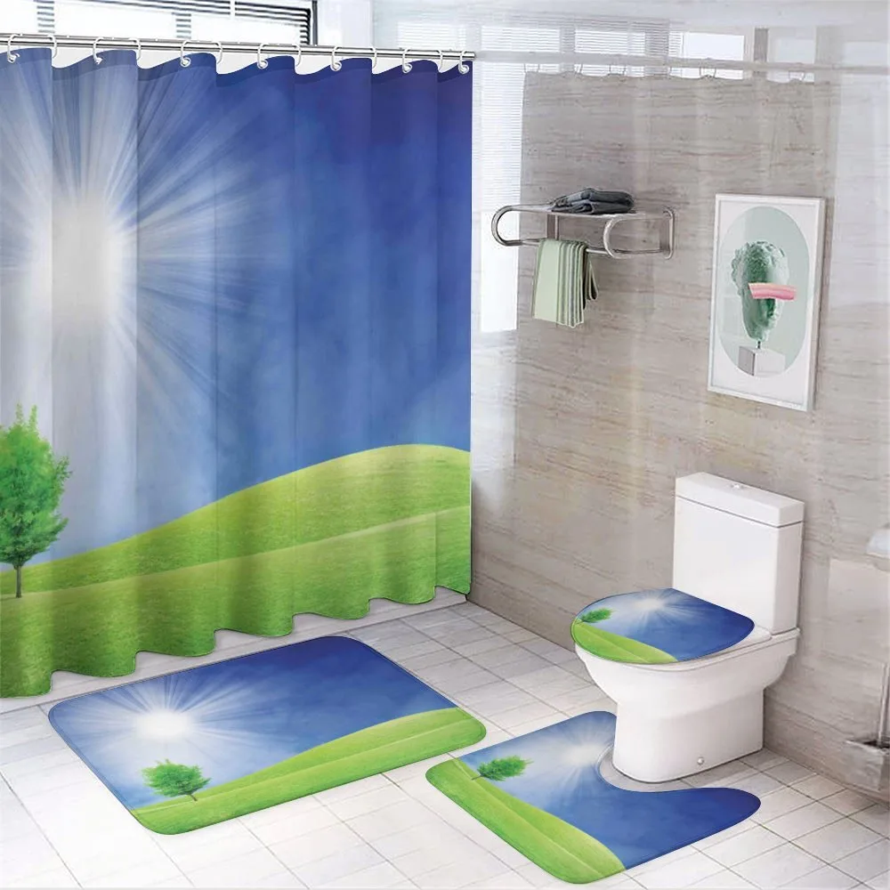 Sun Rays with Lonely Tree — Your design
