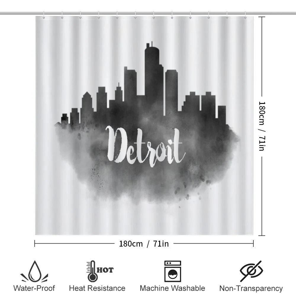 Black Smoky Cityscape — Detail 2