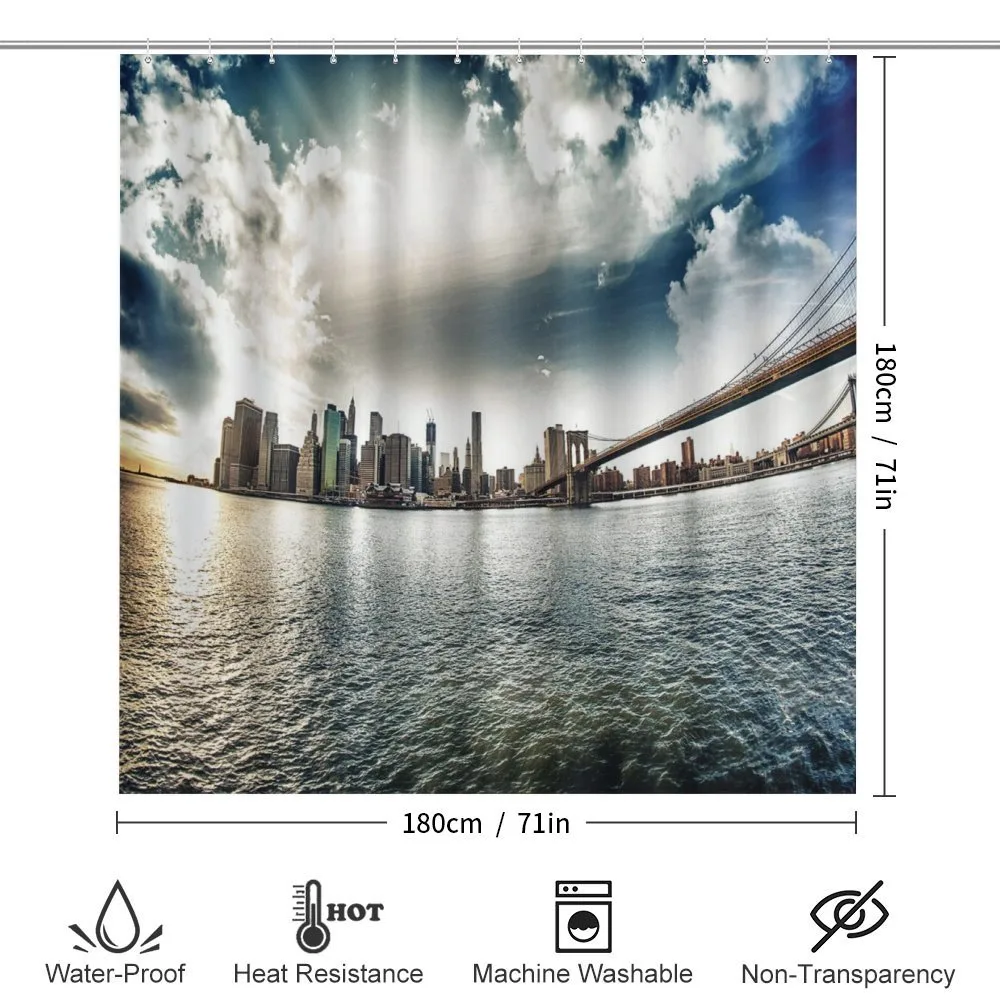 Brooklyn Bridge and Shore Photo — Detail 2