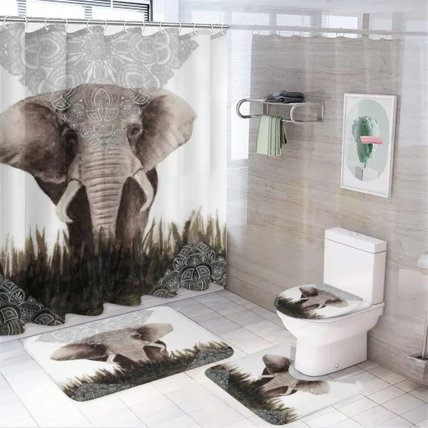 Elephant Animal on a shower curtain