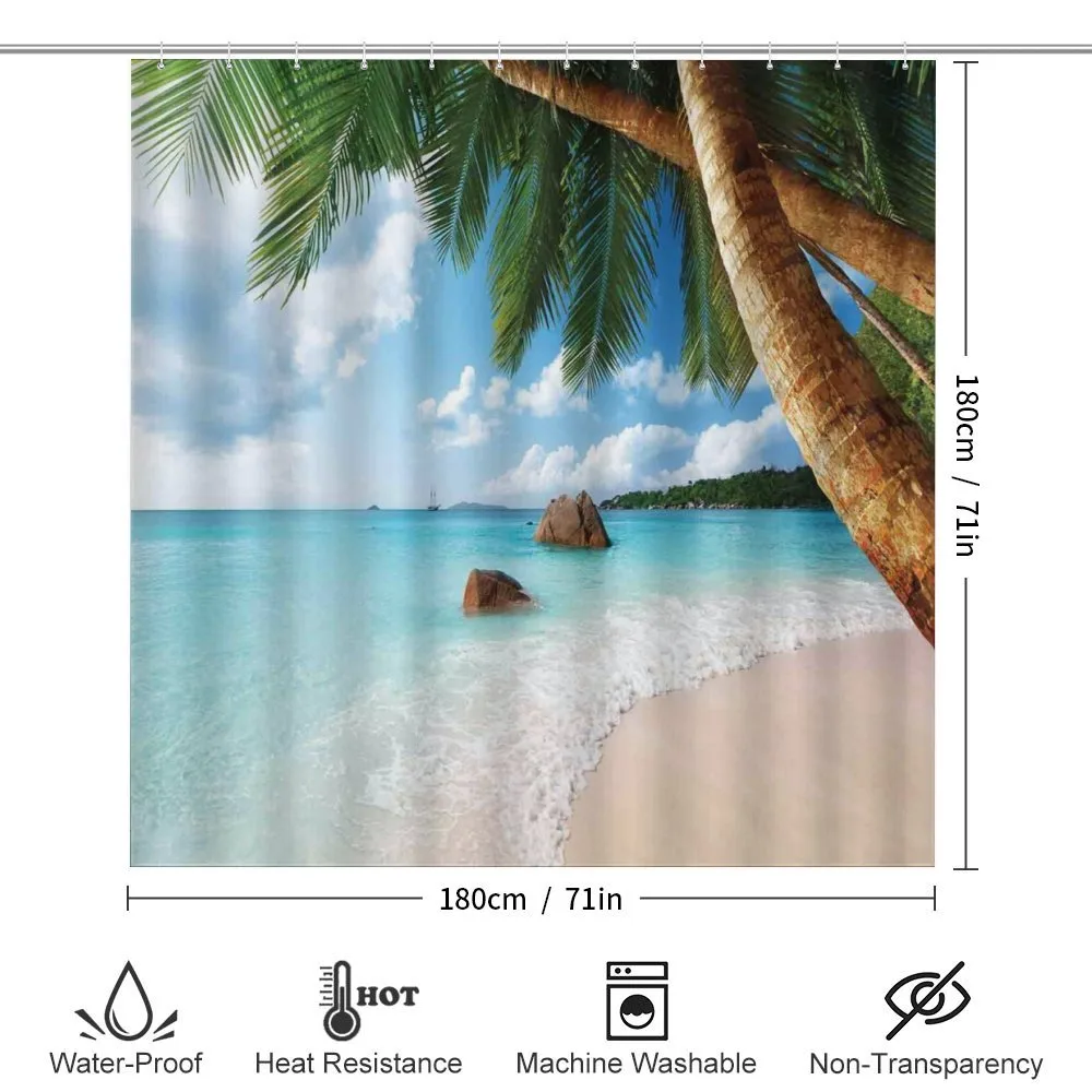 Exotic Palm Tree Ocean — Detail 2