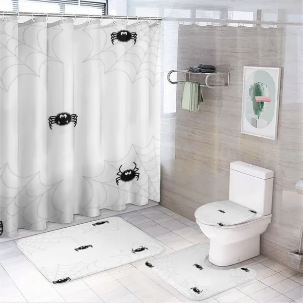 Funny Character on a shower curtain